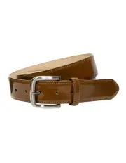 [Cue] Patent Leather Wide Belt in Toffee