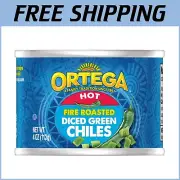 Discover Traditional Flavor with Pack of 24 Fire-Roasted Hot Diced Green Chiles