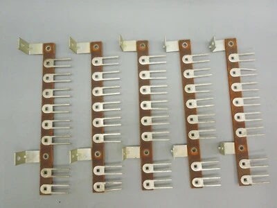 Terminal Strip 8 Lug, 2 Lug Common Phenolic Terminal Strip NOS (#101) (QTY 5)