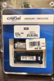Crucial 16GB 2x8GB PC3-12800 DDR3 1600MHz RAM for MACBOOK PRO AND OTHER LAPTOPS.