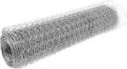 BEBEMOKO Hexagonal Wire Netting Chicken Wire Fence for Garden Livestock Pet Barrier Safe Durable Mesh