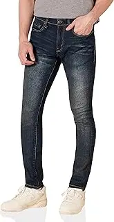 [Amazon Essentials] Men's Skinny-Fit Stretch Jean, Dark Wash, 32W x 34L