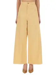 Alysi Superflare Relaxed Fit Pants 26,27,28,29 Nude