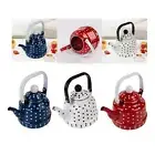 Enamel Teapot for Electric Hob 1100ml Hot Water for Halogen