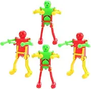 CIYODO 4pcs Wind Up Robot for Dancing Clockwork Robots Easy to Hold Material for Indoor and Outdoor Fun Present for Birthdays and Christmas Random Color