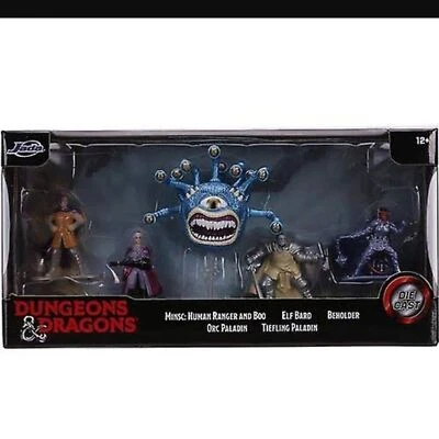 Dungeons & Dragons Die Cast Jada Toys Nano MetalFigs NWT