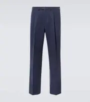 [Saman Amel] Saman Amel Amo linen suit pants AU 96 blue