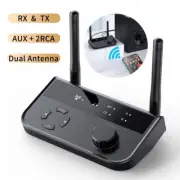 Bluetooth 5.3 Transmitter Receiver, Dual Connection Bluetooth Audio Adapter