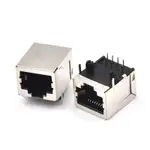 M1Y 10 件套 RJ45 網絡以太網 8P 8C 母插座連接器 8PIN PCB 安裝高品質 HS62022