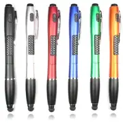 3-in-1 Universal Touch Screen Stylus + Ballpoint Pen w/ LED Flashlight + INK