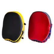 Curved Boxing Pad PU Leather Focus Mitt Sparring Pad Practicing Adults Kids