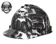 Custom Hydrographic Safety Hard Hat Mining Industrial Skulls FURY CAP