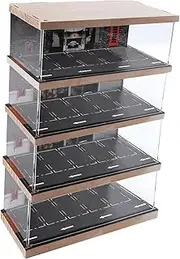 1/64 Model Car Display Case Car Garage Display Case Display Stand Protection Acrylic Showcase for Collectors Alloy Car Toy Cars Sports Car, 4 Tier