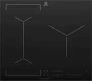 Electrolux 60cm 3 Zone Black Induction Cooktop EHI635BF