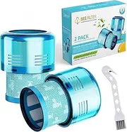 Dyson Gen5detect Filter, 2-Pack Premium True HEPA Replacement Filters for Dyson Gen5detect, Gen5 Detect vacuums, Gen5detect Absolute, Gen5outsize Absolute, Gen5detect, Gen5outsize, Part no. 972352-01