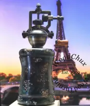 Pepper Mill Grinder Peppermill Mini Pinecones & Resin Handmade SEE VIDEO 925a