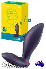 NEW Satisfyer Power Plug App Compatible 4.5 inch Vibrating Butt Plug, Sex Toy