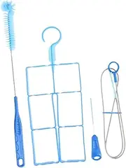 Kit of 4 Water Bag Brushes for Outdoor Use Collapsible Wire Brush Easy Cleaning for Hikers and Campers