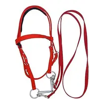 Bridles for Horses | Adjustable Rope Horse Bridle Headstall Braided,Safety Rein with Snaps, Animal Harness Ranch Rope for Stable Riding