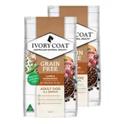 Ivory Coat Grain Free Adult Lamb & Kangaroo Dry Dog Food 26kg