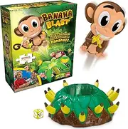 Goliath Banana Blast - Pull The Bananas Until The Monkey Jumps Game - Includes a Fun Colorful 24pc Puzzle by , Green