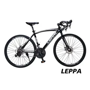 LEPPA F7 21速彎把高碳鋼碟煞公路車 -休閒戶外運動 堤防郊遊 上下班通勤 都市騎乘 自行車