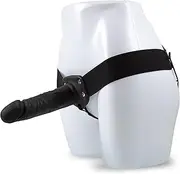 Dr Skin 7in Hollow Strap On, Black