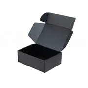 Deluxe Black A4 Tuck Mailing Box for Gifts and Packaging