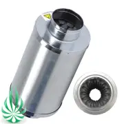 8" Inline Fan Muffler Noise Reducer Silencer For Grwo Tent Good as Can Silencer