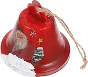 [Yardenfun] Red Santa Claus Christmas Bell Pendant Xmas Hanging Prop Delicate Ornament for Decor