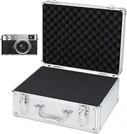 [Zopoee] Aluminium Carry Case, Aluminium Briefcase with Lock - Handle Design Precision Instrument Case | Handle Design, Integrated Sponge, Precision Instrument Case with Safety Lock for Women