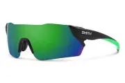 Smith Attack MAG Sunglasses Matte Black Reactor ChromaPop Sun Green Mirror Lens