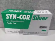 Cordova 4062 SYN-COR Vinyl Powder Free Small Disposable Gloves, 1000 case