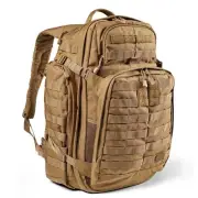 5.11 TACTICAL. 56565 GENUINE RUSH 72 2.0 KANGAROO BROWN (134) BACKPACK 55L