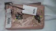 COACH # 58733 BPA55 Nude PINK MEADOWLARK TURNLOCK WRISTLET NWT FREE SHIPPING