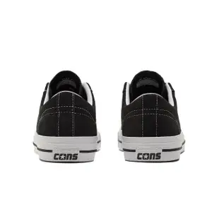 【CONVERSE】CONVERSE ONE STAR PRO OX 低筒 休閒鞋 男女鞋 黑色(171327C)