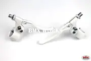 Dia-Compe MX183 - Tech 5 BMX Brake Levers Pair - White - Suits Old School BMX
