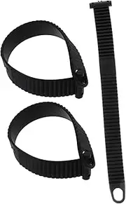 iplusmile 3pcs Roof Straps Car Accesories Roof Rack Bungee Straps Tie Down Straps Heavy Duty Cargo Straps Tie Down Bungee Cords Bungee Cords Heavy Duty Outdoor Luggage Straps Black Rubber