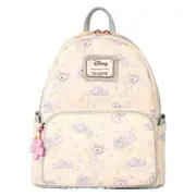 Loungefly Disney Stitch & Angel Cherry Blossom All-Over Print Mini Backpack