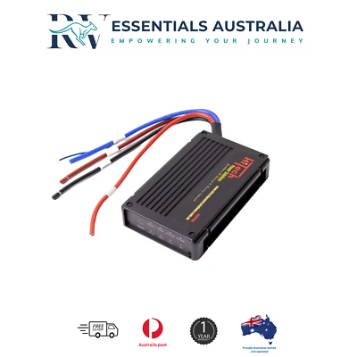 DC to DC Charger lithium 12V 40 Amp Dual Battery Automatic MPPT Solar Gel Led