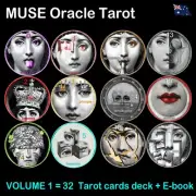 tarot cards deck muse oracle book author collectible antique art artist designer