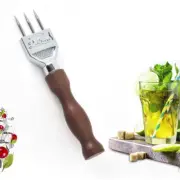 Ice Pick Sturdy Ice Chipper With Solid Wood Handle Stainless Steel Three Pr.y CR
