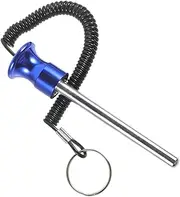 Fitness Weight Equipment Cable Attachments Weight Stack Selector Pin Weight Lifting Pins Workout Rope Tricep Rope Cable Attachment Cable Stack Pin Gym Accessories Blue Aluminum