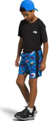 THE NORTH FACE Boys' Never Stop Knit Training Short, Super Sonic Blue XXL 18/20