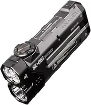 LOOP GEAR SK05 Pro Flat LED Flashlight with 8000mAh Power Bank, Sidelight Flashlight Combines Floodlight and Spotlight, 4360 High Lumens, Rechargeable, Magnetic Tail, IP68 Perfect for Camping, Outdoor