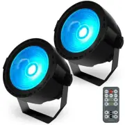 Stage Wash Lights LED 30W COB Par Lights RGB 3in1 Party Lights with Remote an...