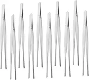 10pcs Garden Tweezer Set Portable Planting Tool for Bonsai Succulent Teaching Home Gardening
