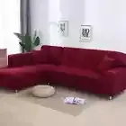 2024 new Elastic sofa cover L-shaped angle sofa cover 1/2/3/4 seat