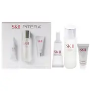 SK-II Ultimate Aura Essentials For Women 3 Pc Gift Set 2.5 oz Facial Treatment Essence, 0.7 oz Facial Treatment Cleanser, 0.3 oz GenOptics Ultraura Essence