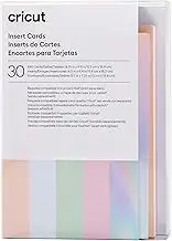 Cricut Insert Cards R40, Create Depth-Filled Birthday Cards, Thank You Cards, Custom Greeting Cards at Home, Compatible with Cricut Joy/Maker/Explore Machines, Princess Sampler (30 ct)